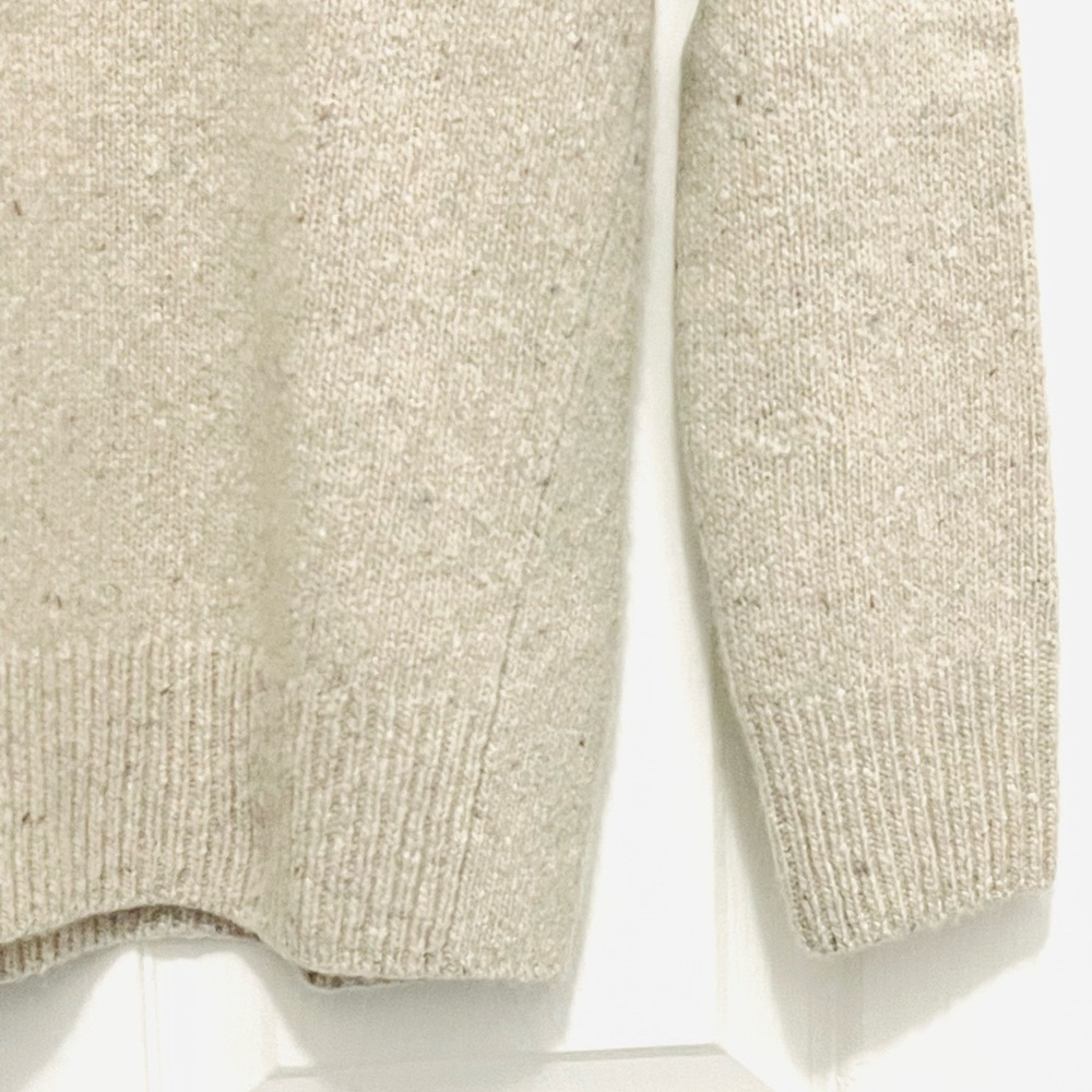 VINCE Panel Back Cashmere V-Neck Sweater - Buttermilk - Sz XS - Picture 6 of 9